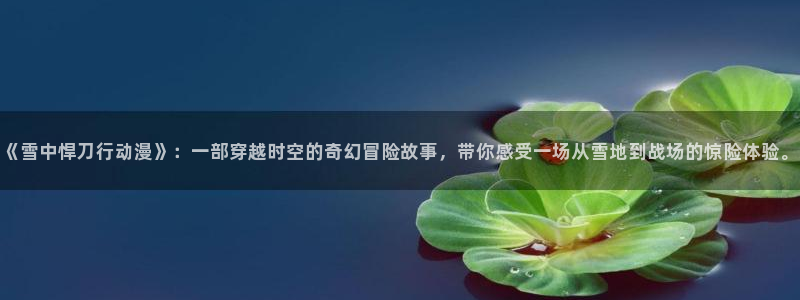 omofun官方网站：《雪中悍刀行动漫》：一部穿越时空的奇幻冒险故事，带你感受一场从雪地到战场的惊险体验。