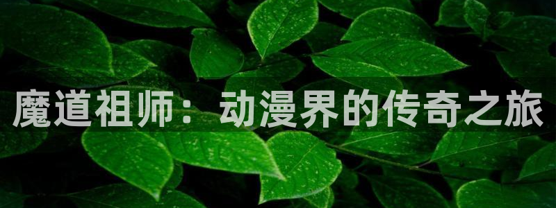 omofun下载方法：魔道祖师：动漫界的传奇之旅